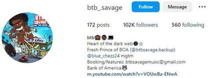 BTB Savage Age, Wiki, Cause Of Death, Girlfriend, Parents, Net Worth