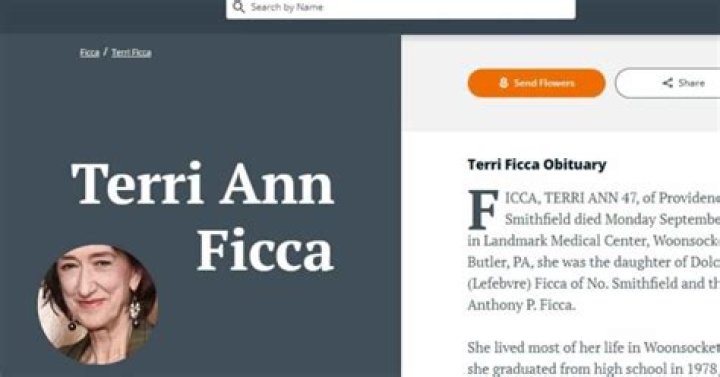 Terri Ficca Obituary Teacher Terri Ficca Globe Park School Death Cause