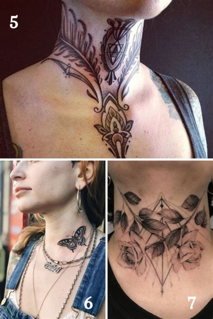Unlock The Enchanting World Of Classy Female Neck Tattoos