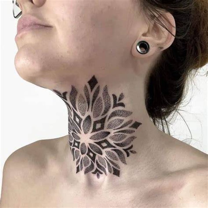 Unveil Alluring Front Neck Tattoo Designs For Women