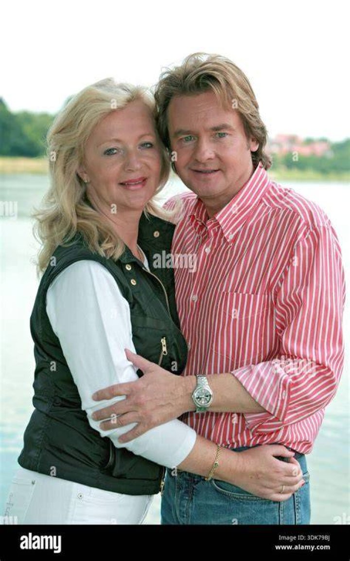 Uwe Busse mit seiner Ehefrau Katharina bei der Aufzeichnung der ZDF